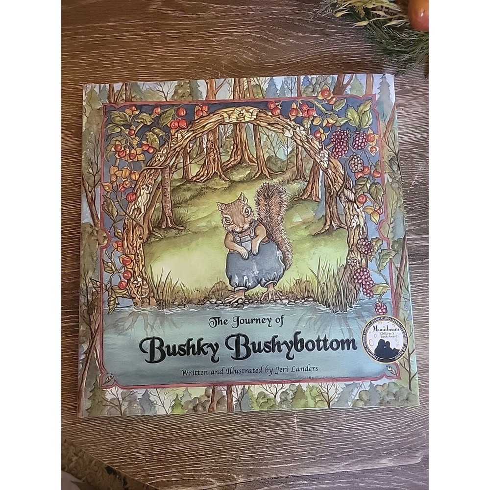 SIGNED! The Journey Of Bushky Bushybottom BOOK + CD Jeri Landers VG